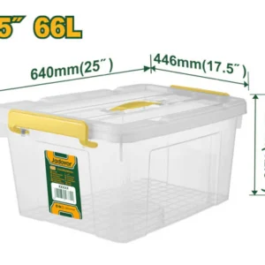 JADEVER 66L HEAVY DUTY STORAGE CONTAINER (2.1FT x 1.5FT x 1FT)