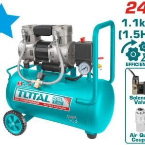 TOTAL 24L AIR COMPRESSOR 1100W 1.5HP 116PSI