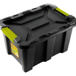 DYLLU 25L PLASTIC STORAGE TOOL BOX / CONTAINER (1.5FT x 1.1FT x 1FT)