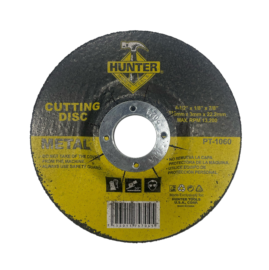 HUNTER METAL CUTTING DISC 4-1/2" X 1/8" X 7/8"
