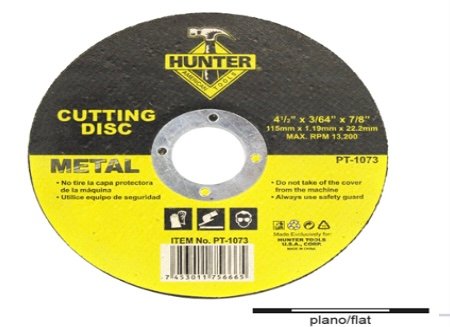 HUNTER METAL CUTTING DISC 4 1/2" X 3/64" X 7/8"