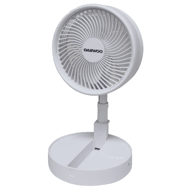 DAEWOO 40" RECHARGEABLE FAN 3 SPEED BATTERY OPERATED