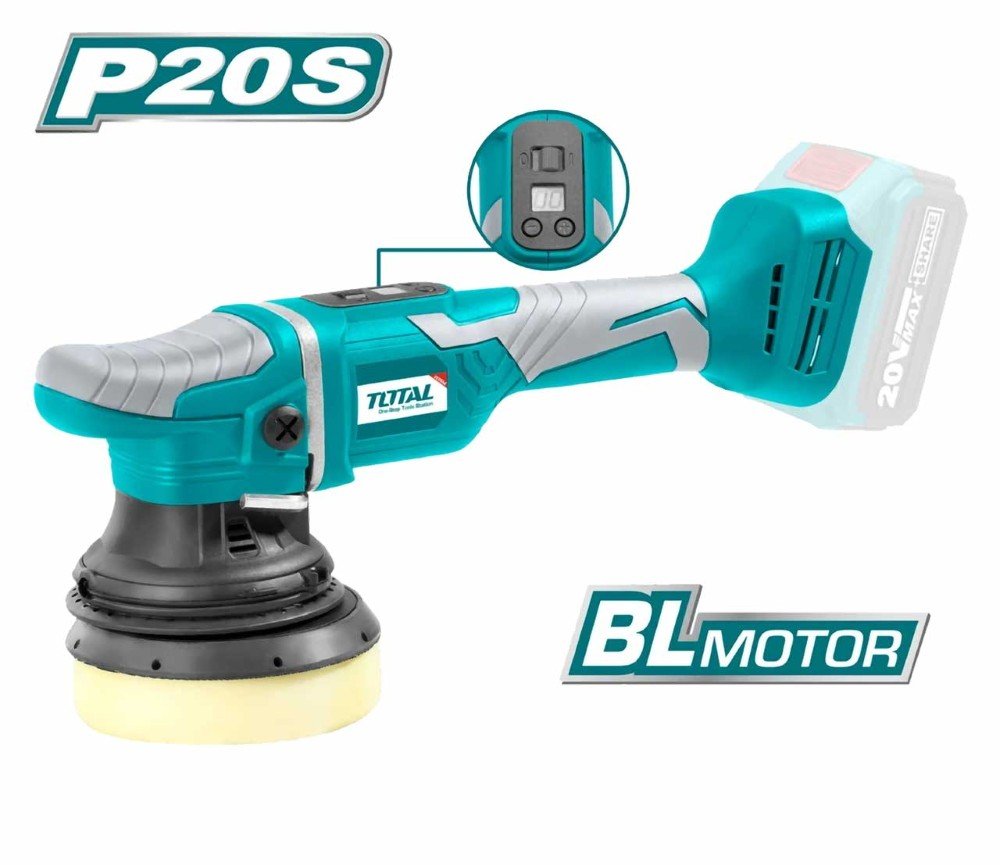 TOTAL CORDLESS ANGLE POLISHER 125MM