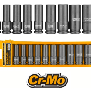INGCO 10PC 1/2" DEEP IMPACT SOCKET SET 1/2 DRIVE