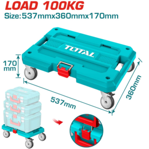 TOTAL ROLLING BOARD FOR STACKABLE TOOL BOXES