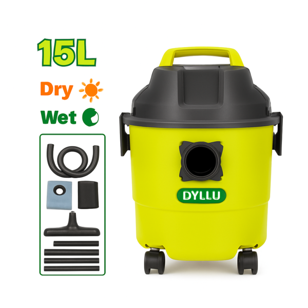 DYLLU WET AND DRY VACUUM CLEANER 1100W 15L (16KPa) – The Fix It Center