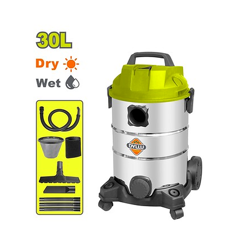 DYLLU WET AND DRY VACUUM CLEANER 1100W 30L