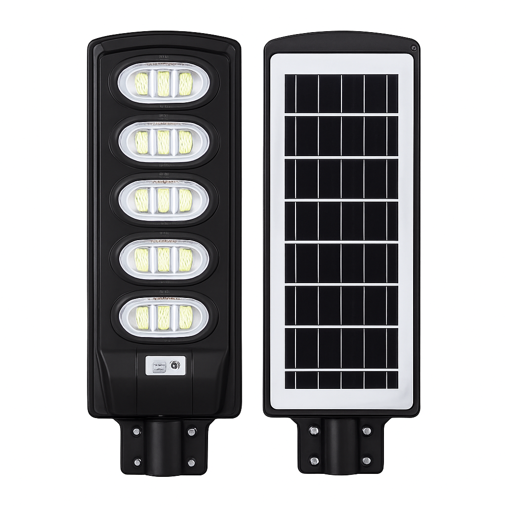 GEL SOLAR LED STREET LIGHT WITH ADJUST 300W SOLAR PANEL