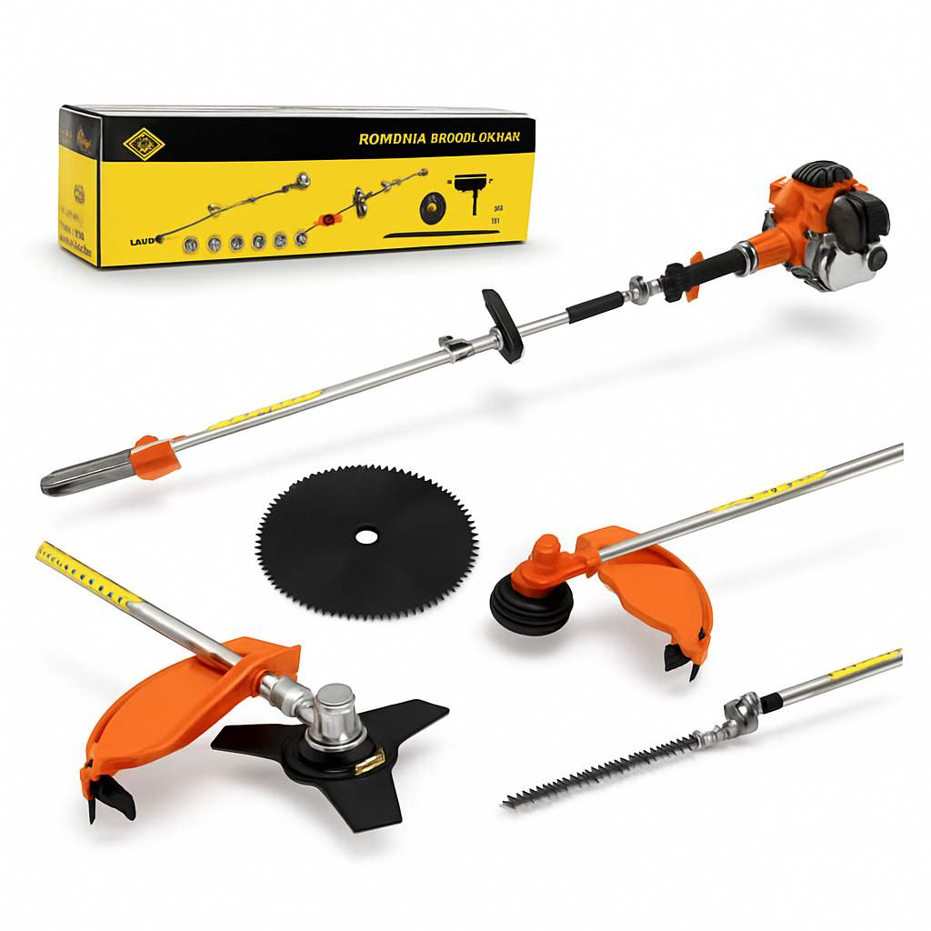 HUNTER 5 IN 1 GASOLINE BRUSH CUTTER 52CC