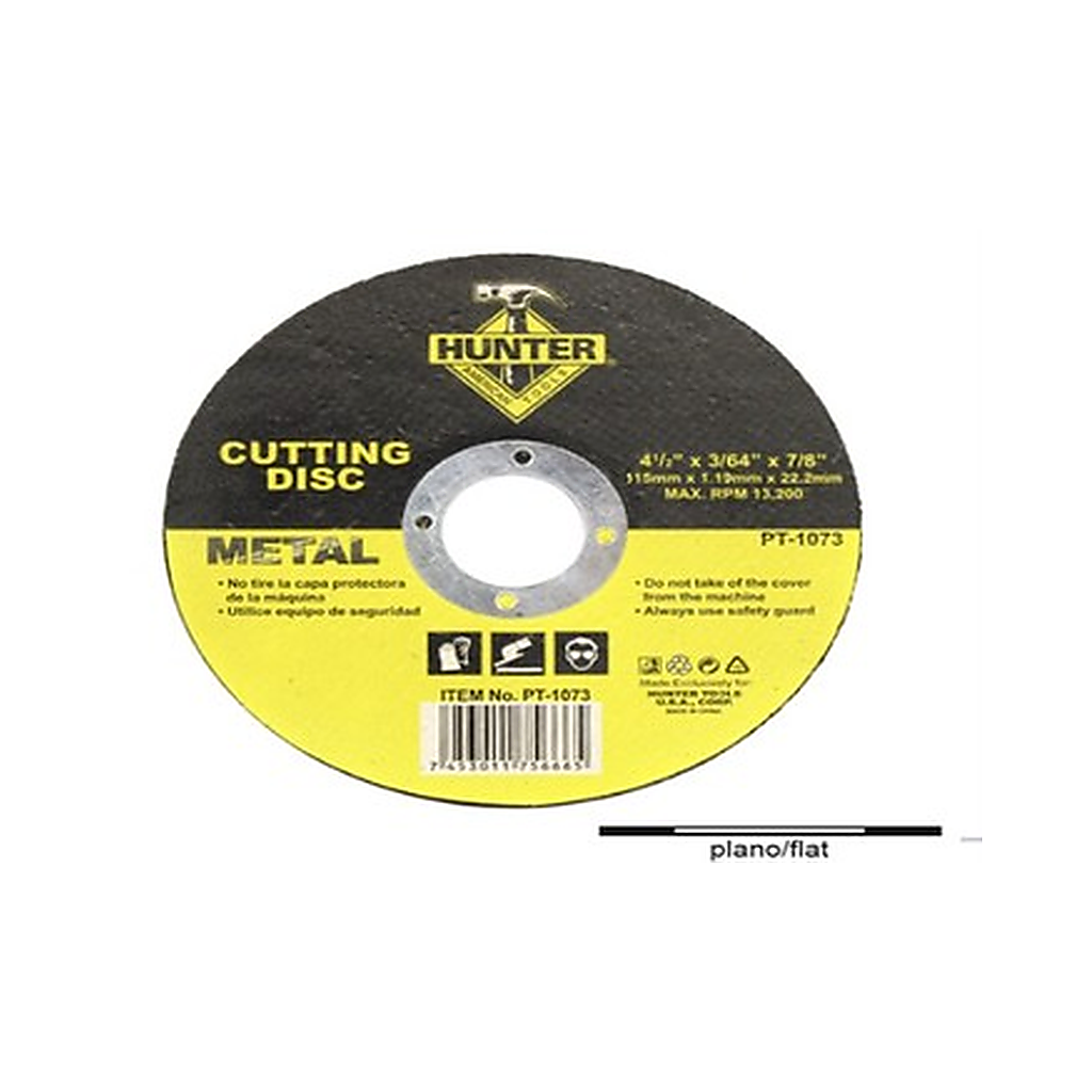 HUNTER METAL CUTTING DISC 4 1/2" X 3/64" X 7/8"