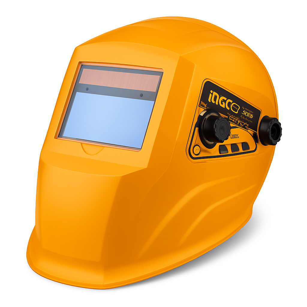 INGCO AUTO DARKENING WELDING HELMET/ MASK 100x49mm