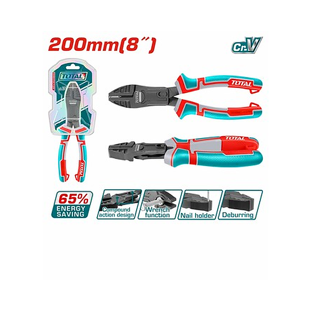 TOTAL COMPOUND ACTION COMBINATION PLIERS (8"/ 200mm)