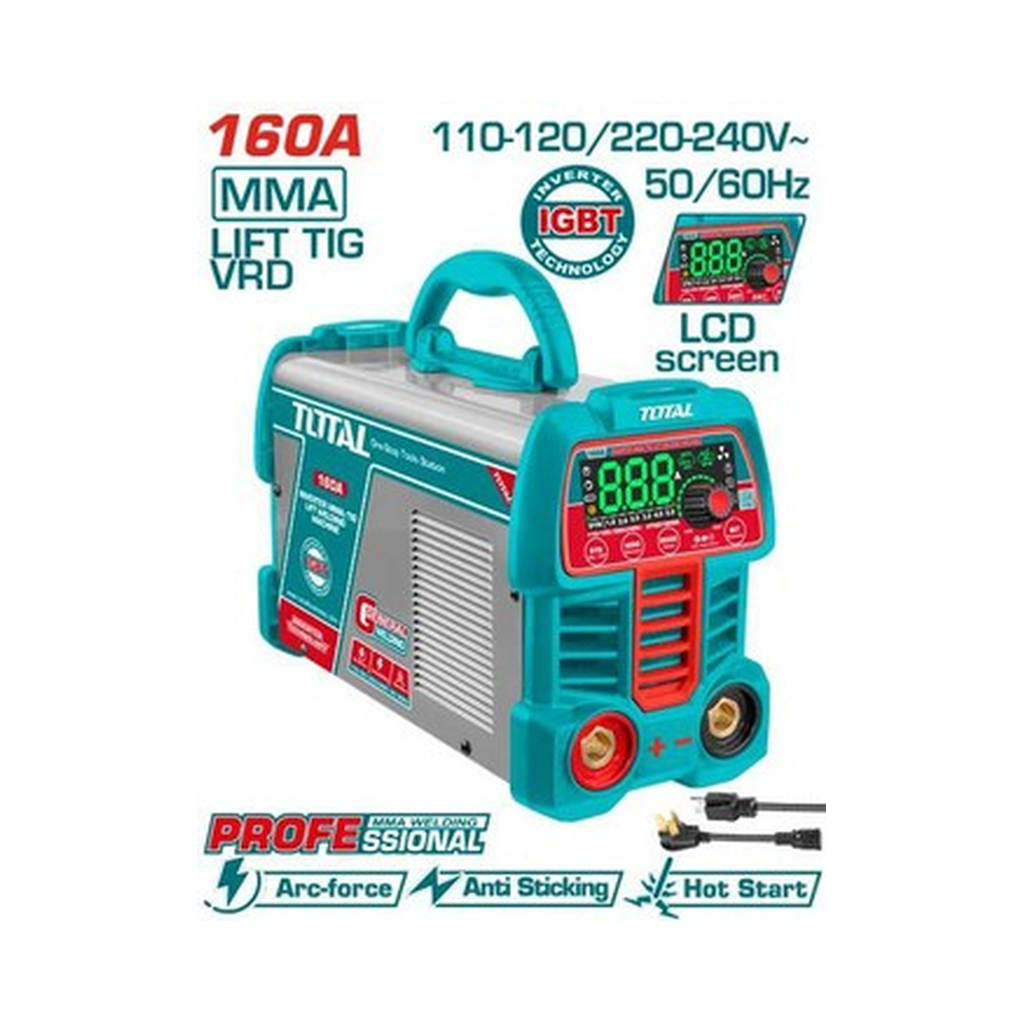 TOTAL MMA/TIG LIFT INVERTER WELDING MACHINE 160A