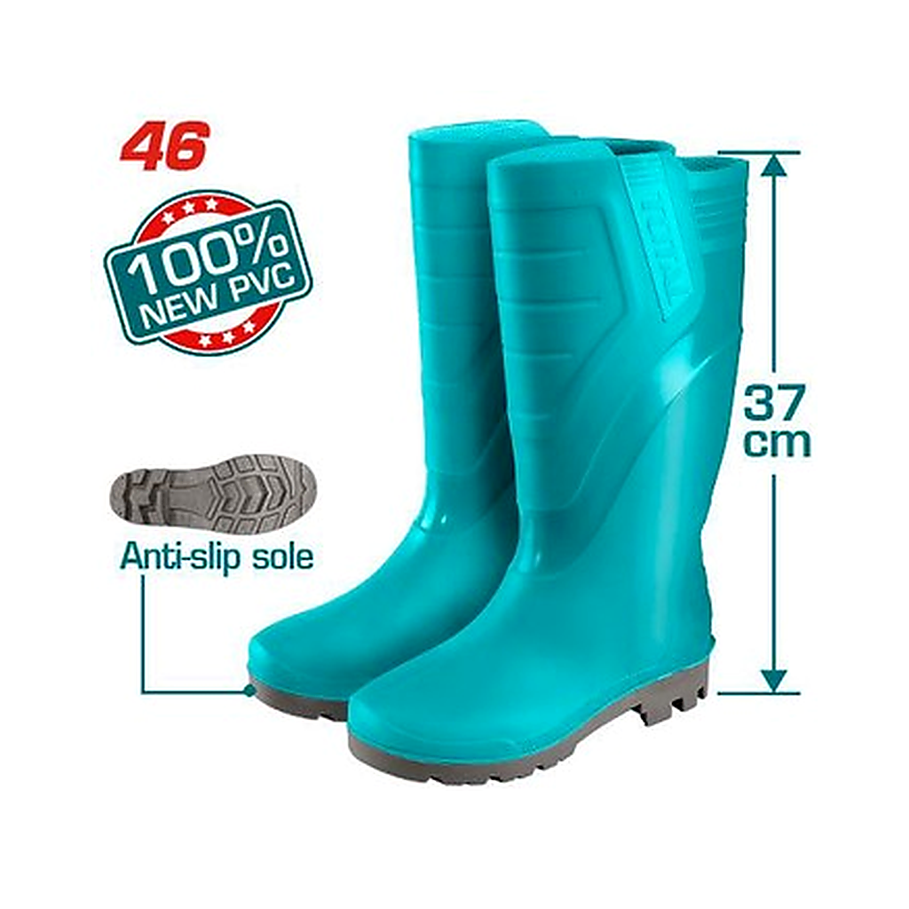 TOTAL RUBBER RAIN/ RUBBER GARDEN BOOTS SIZE 46