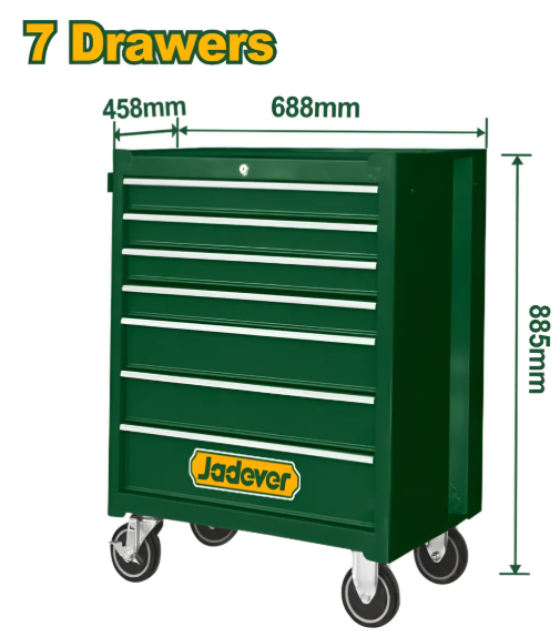 JADEVER 7 DRAW TOOL CART
