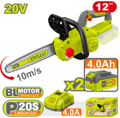 DYLLU 12'' 20V CHAINSAW