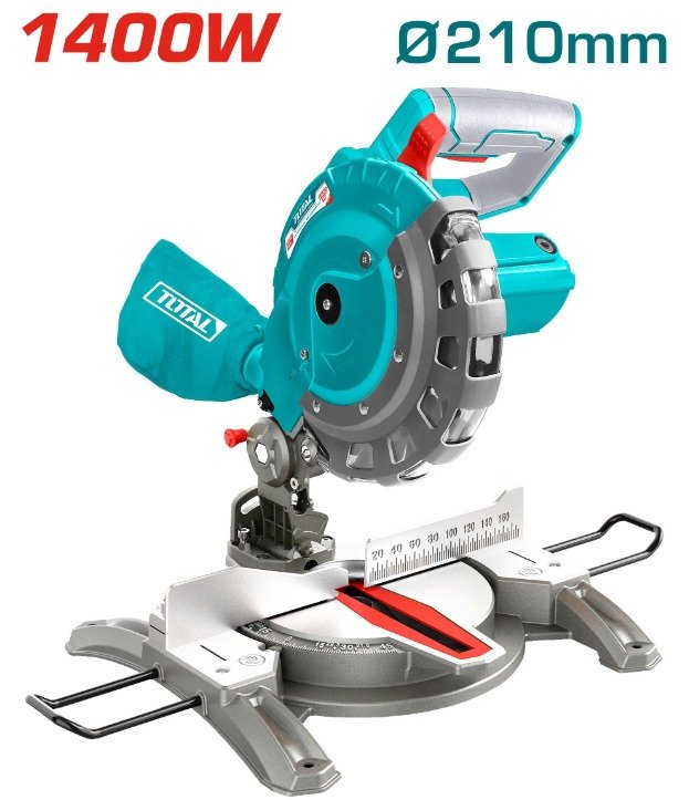 TOTAL 1400W MITRE SAW 8''