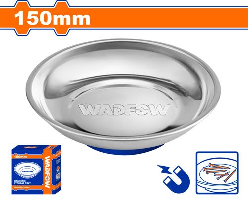 WADFOW 6'' ROUND STAINLESS STEEL MAGNETIC STORAGE TRAY