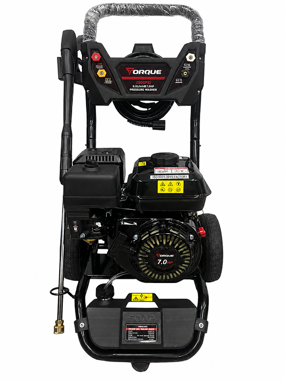 TORQUE GASOLINE PRESSURE WASHER 2900 PSI 7HP 2.4GPM