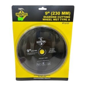 HUNTER 9" 230MM DIAMOND CUTTING WHEEL WET  TYPE A
