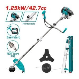 TOTAL GASOLINE GRASS TRIMMER AND BUSH CUTTER 42.7 CC- 30 DAYS WARRANTY