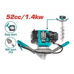 TOTAL GASOLINE AUGER 52CC w/ BIT