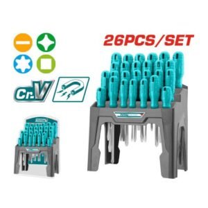 TOTAL 26 PCS SCREWDRIVER SET