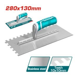 TOTAL TROWEL SQUARE NOTCH 280x130mm (11” x 5”)