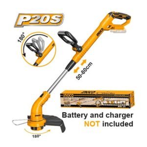 INGCO LITHIUM-ION GRASS TRIMMER/ BRUSH CUTTER 20V - 30 DAYS WARRANTY