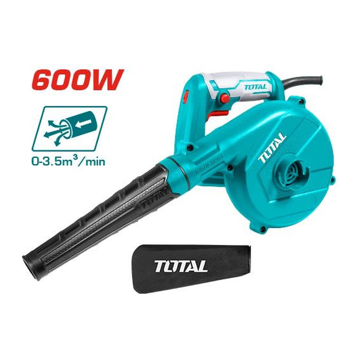 TOTAL CORDED BLOWER 600W