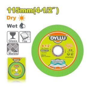 DYLLU WET AND DRY GLASS AND GRANITE CUTTING DISC 4-1 / 2 "