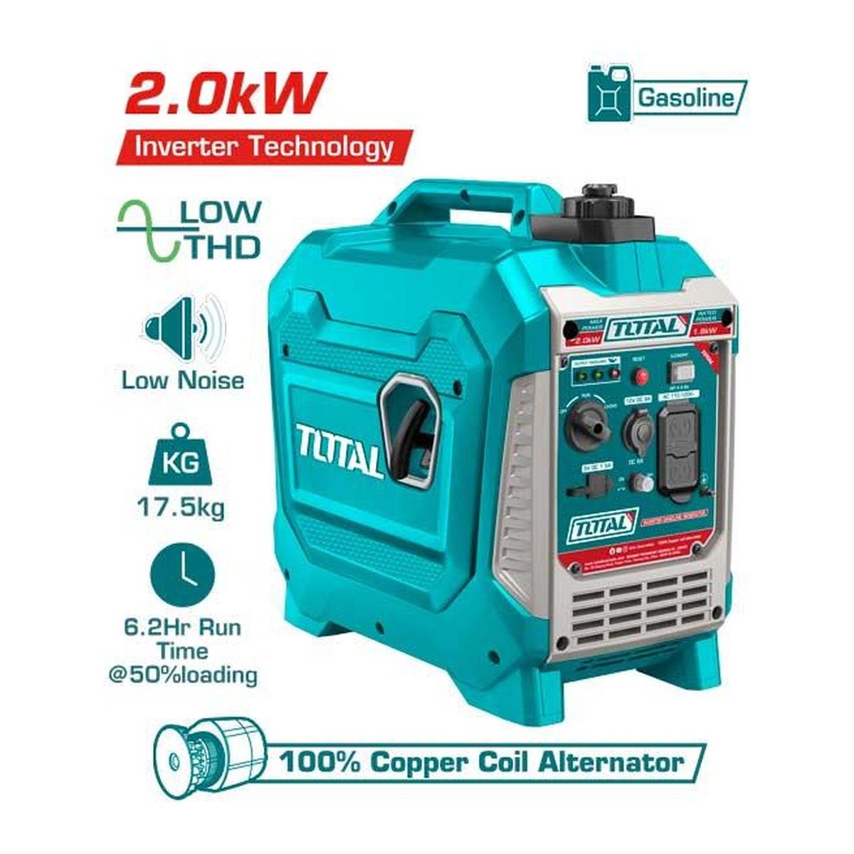 TOTAL INVERTER GASOLINE GENERATOR 2.0 KW