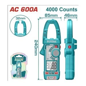 TOTAL DIGITAL AC CLAMP MULTIMETER 600A