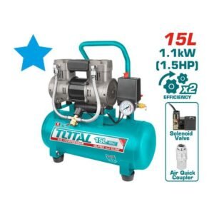 TOTAL 15L 1100W AIR COMPRESSOR (1.5 HP)