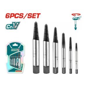 TOTAL 6PC SCREW EXTRACTER SET