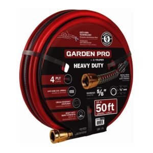 TRUPER GARDENPRO 4 PLY 50FT x 5/8" RED GARDEN HOSE