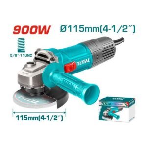 TOTAL 4 1/2" ANGLE GRINDER 900W