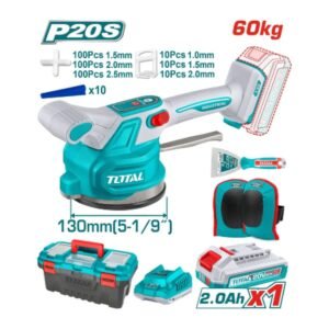 TOTAL 20V CORDLESS TILE VIBRATOR 60KG WITH ACCESSORIES