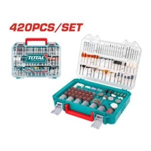 TOTAL 420PC ACCESSORIES FOR DIE/DREMEL GRINDER