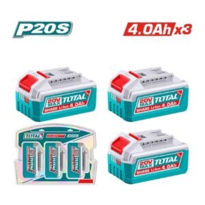 TOTAL 20V 4.0 AH LI-ION BATTERY 3PK