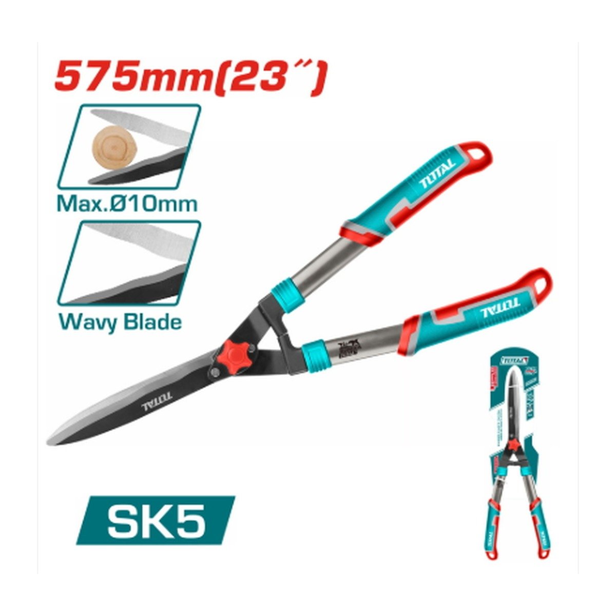 TOTAL HEDGE/ GARDENING SHEAR 23"