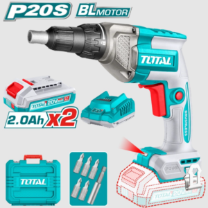 TOTAL 20V 1/4" CORDLESS DRYWALL SCREWGUN KIT